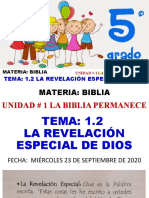 Tema #2 La Revelación Especial