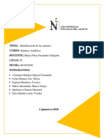 Identificación de Aniones PDF