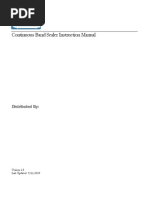 Continuous Band Sealer Instruction Manual: Distributed by