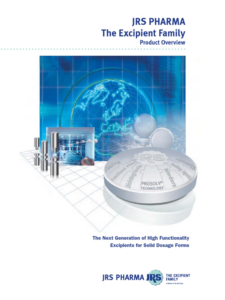 Jrs Pharma The Excipient Family: Product Overview | PDF | Silicon ...