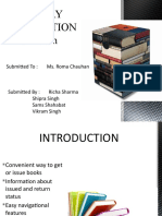 Library Information System: Submitted To: Ms. Roma Chauhan