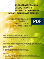 Analisis Kontrastif Bahasa Melayu (BMP 458)