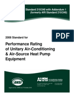 ANSI - AHRI Standard 210-240-2008 With Addendum 1 PDF