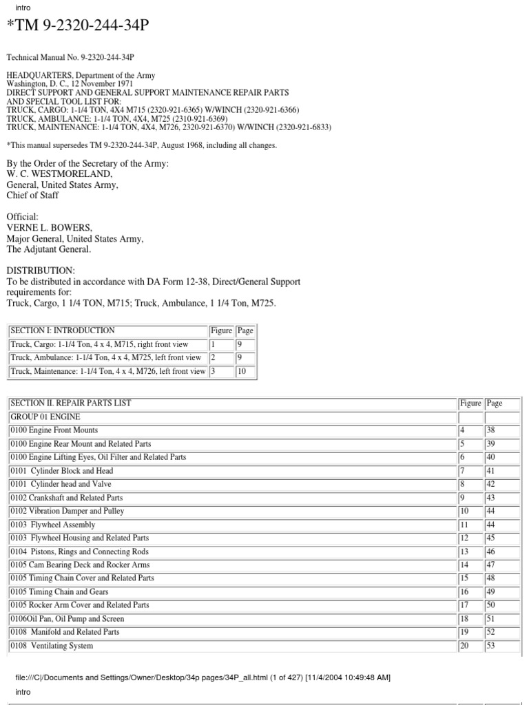1/4 Ton M276 | PDF | Axle | Transmission (Mechanics)