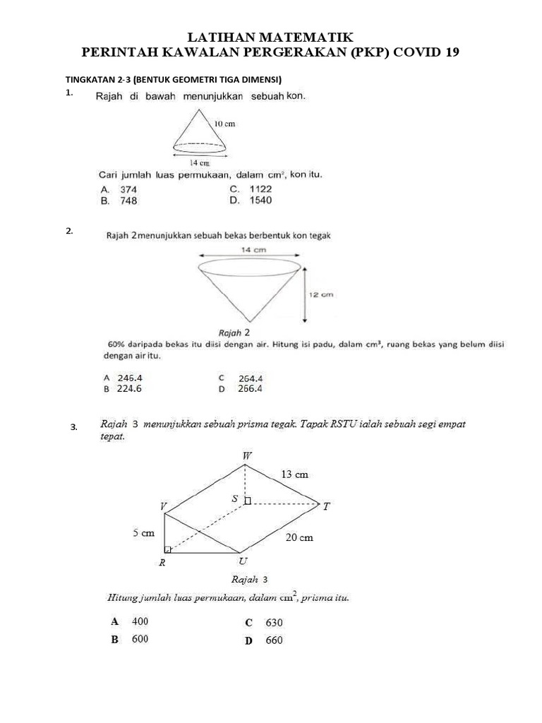 Bab 6 Bentuk Geometri Tiga Dimensi Pdf