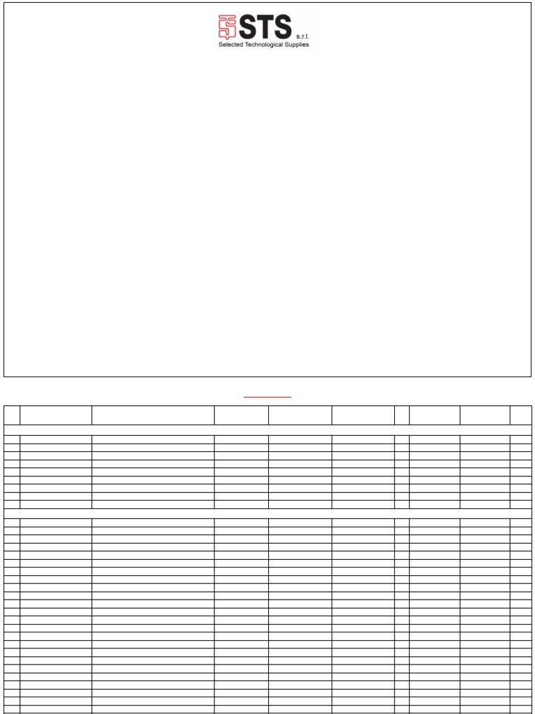 ED.0131.101.0 Cable List | PDF | Machines | Mechanical Engineering