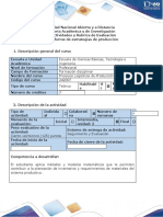 Guía de Actividades y Rubrica de Evaluacion - Tarea 2 - Informe de estrategias de producción.