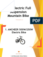 Best Electric Full Suspension Mountain Bike