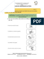 EVALUACION COMPRENSION LECTORA 1