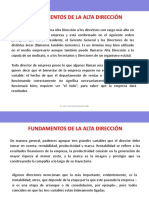 Fundamentos de Alta Dirección