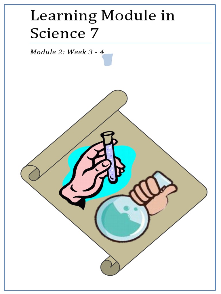 Learning Module in Science 7 | PDF | Chemical Elements | Chemical ...