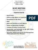 RCSP Meeting Agenda