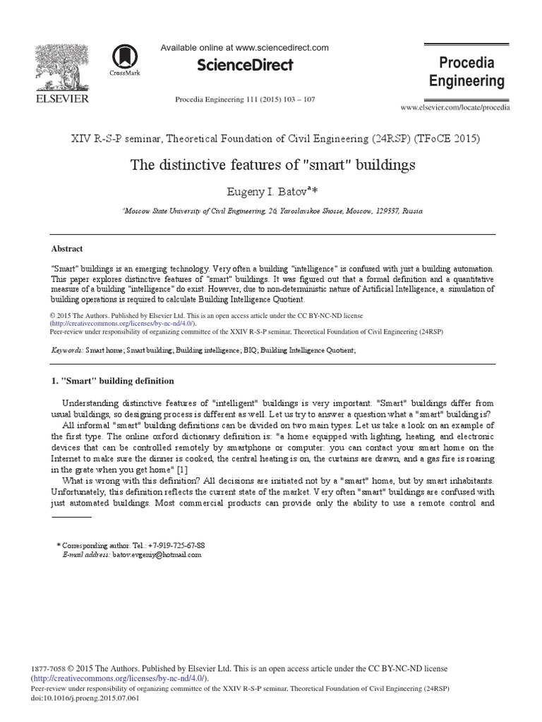 The Distinctive Features of 