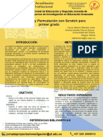 Poster Combinación y Permutación Con Scratch para Primer Grado Oscar y Compañia