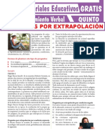 Preguntas Por Extrapolación para Quinto Grado de Secundaria PDF