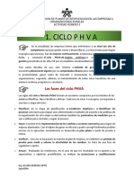 Actividad 5. Ciclo Phva-Cap, Pib