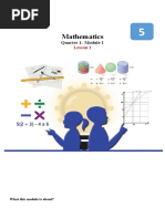 Kilangan Math5 Module1