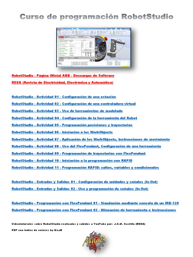 Guía de Programación en RobotStudio | PDF | Informática