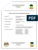 JAWATANKUASA UNIT MURID CICIR Dan PENYAYANG SK SEMENGGOK