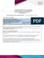 Activity Guide and Evaluation Rubric Task 2 Translation in Action