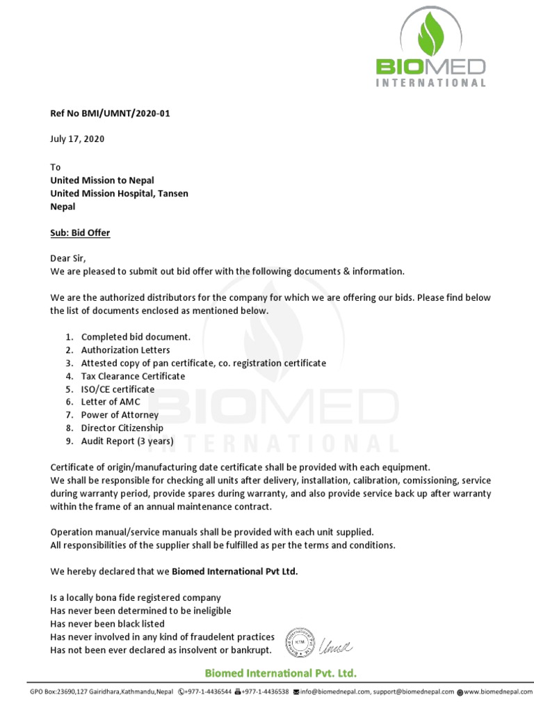BioMedical Tender | PDF | Medical Device | Business