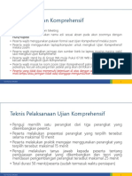 Teknis Pelaksanaan Ujian Komprehensif Tahap 2