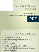 Pertemuan 2 CASE MIX ANALYSIS AND INDEXES