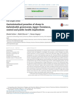 Gastrointestinal Parasites of Sheep in Kafrelsheik PDF