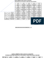 Jadwal Bimbel 2018