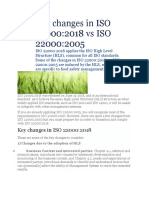 Key Changes in ISO 22000
