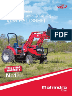 1533 Shuttle (34HP) 1538 HST (38HP) : 1500 4WD Series