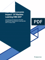 The Total Economic Impact of Machine Learning With SAP PDF