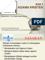 PENDIDIKAN AGAMA KRISTEN - Bab III Agama Kristen