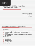 11 IIR Filter Design