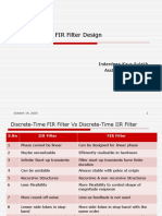 Discrete-Time FIR Filter Design: Inderdeep Kaur Aulakh Asst. Prof. (IT), UIET Pu, CHD