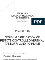 Mini Project: See Review School of Mechanical Engineering