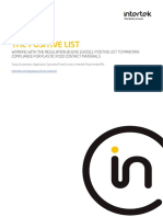 The Positive List: White Paper