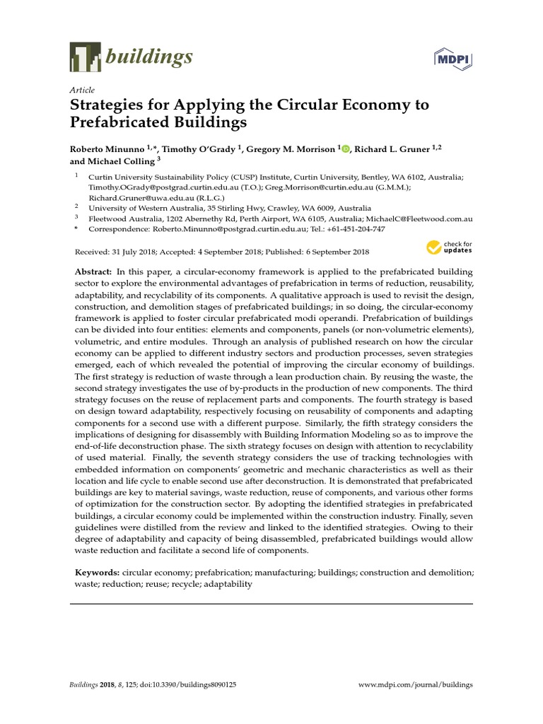 Strategies For Applying The Circular Economy To PR | PDF | Reuse ...