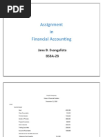 Assignment in Financial Accounting: Jane B. Evangelista Bsba-2B