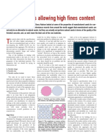 Specifications Allowing High Fines Content: Manufactured Sand