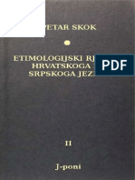 petar skok - etimologijski rječnik srpskoga jezika knjiga druga--k-poni