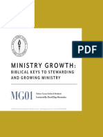 Ministry Growth:: Biblical Keys To Stewarding and Growing Ministry