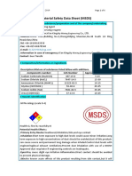 MSDS Ore Dressing Agent