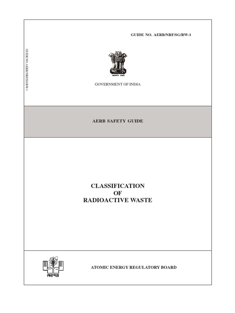 Classification of Radioactive Waste | PDF | Radioactive Waste | Deep ...