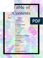 Table of Contents