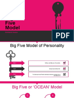 Big Five Model of Personality - Assignment 1