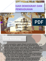 Konsep Dasar Demografi Dan Kependudukan (Kel 6)