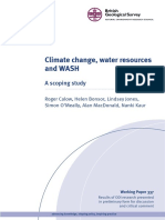 Climate Change, Water Resources and WASH: A Scoping Study