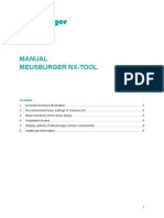 Manual Meusburger Nx-Tool: Content