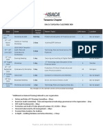 Isaca Tanzania Calender 2020: Date Event Session Period Theme (Topic) CPE Hours Location